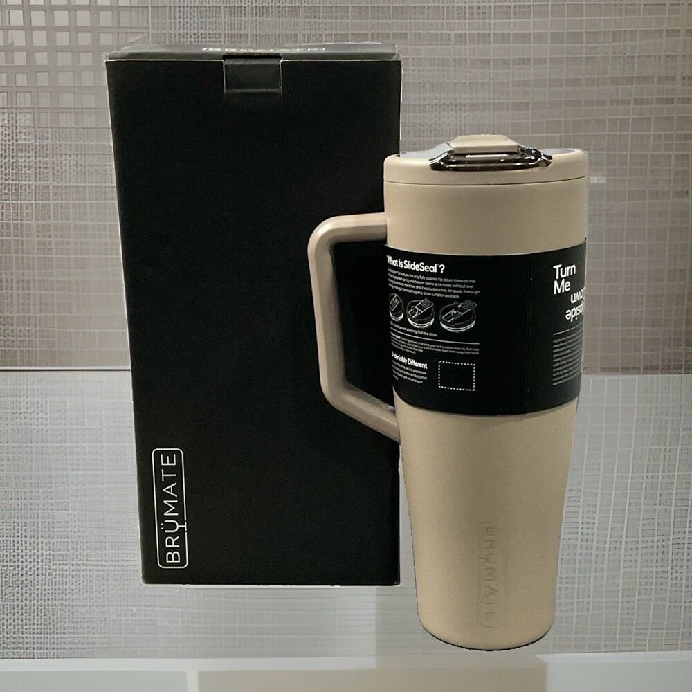 BruMate Era Flip 40 Oz Tumbler Leakproof Slide Seal Covered Straw